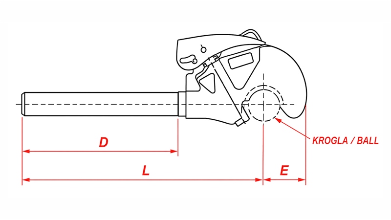 AUTOMATISCHER GEWINDEHAKEN KAT.2/3 FÜR OBERLENKER M30X3