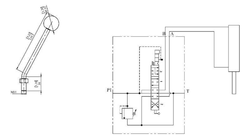VALVOLA IDRAULICA P81-Rs AUTOMATICO PER LO SPLITTER - DUE VELOCITA