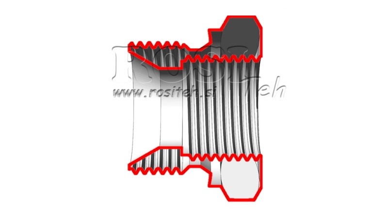 ADATTATORE IDRAULICO MASCHIO-FEMMINA 1-3/4