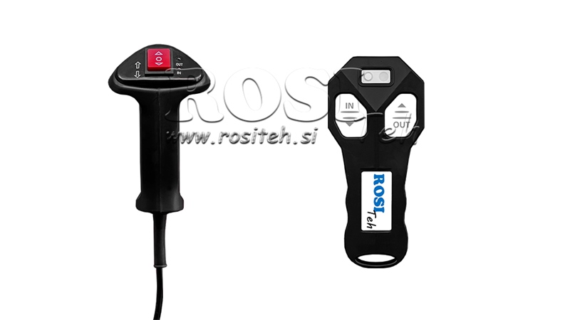 24 V VERRICELLO ELETTRICO RS-20000 - 9100 KG - FUNE D'ACCIAIO - ECO