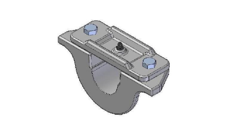 MONTAGE POUR CYLINDRE TÉLESCOPIQUE FI50-A