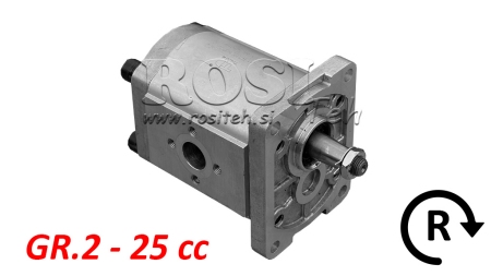 HYDRAULICKÉ PUMPA GR.2 25 CC PRAVÁ - FLANGE