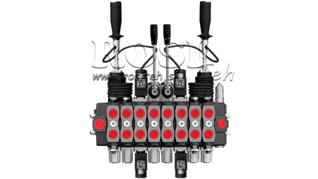 VALVOLA IDRAULICA HIAB 8xPC70 + 2x JOYSTICK - STERZO ELETTRICO 12V