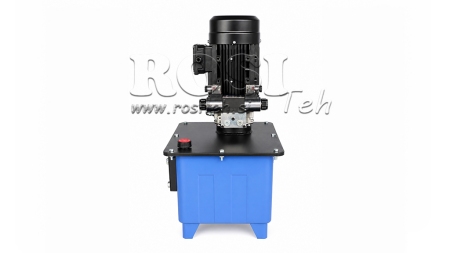 MINI HYDRAULICKÁ JEDNOTKA 380V AC (4 kW) - 8 cc - 12 lit/min - nádrž 25 lit