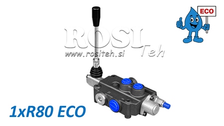 VALVOLA IDRAULICA MANUALE – DISTRIBUTORE A 1 SEZIONE 1xR80 ECO