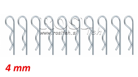 COPPIGLIA A MOLLA 4 mm (10 PEZZO)