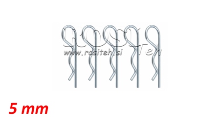 COPPIGLIA A MOLLA 5 mm (5 PEZZO)
