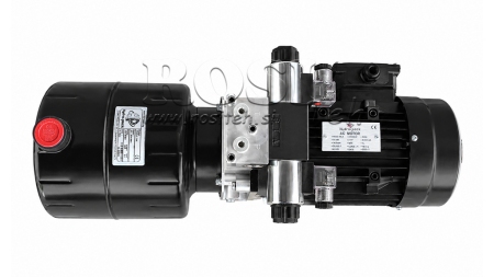 MINI HYDRAULIKAGGREGAT 380V AC (1.5 kW) - 5.8 cc - 8.2 lit/min - tank 6 lit