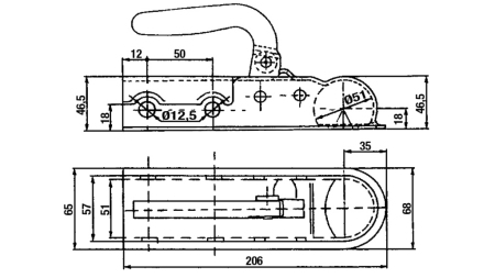 VAUNUN VETOKOUKKU PYÖREÄ FI50