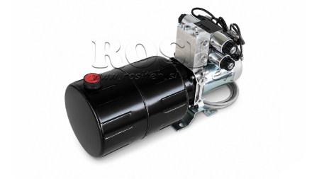 MINI HYDRAULINEN POWER-PACK 12V DC - 1.6kW = 2.1cc - 8 lit - 2x kaksisuuntainen yksikkö (metalli)