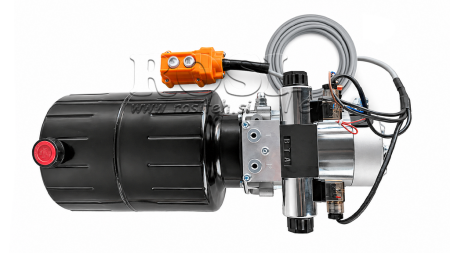 MINI JEDNOSTKA ZASILAJĄCA HYDRAULICZNIE 24V DC - 2.2kW = 2.1cc - 8 lit - jednostka dwukierunkowa (metal)