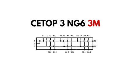 PIEDE CETOP3 NG6 3M