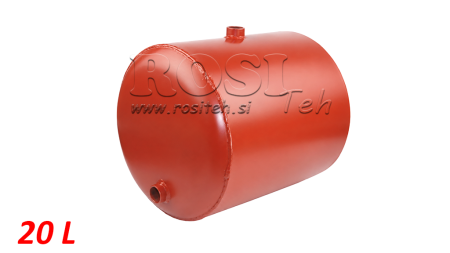 METAL TANK 20 LITER RUNDE Φ 300MM - HØJDE 330MM