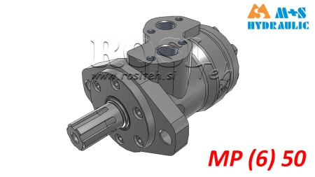 HYDRAULIC MOTOR MP 50 CC - 6 TEETH