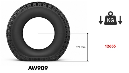 15.0/55-17 PNEIMATISKAIS AW909 14PL