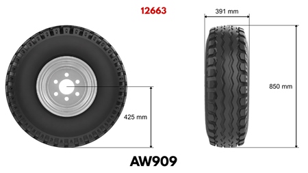 15.0/55-17 PNEUMATIC AW909 14PL MED FÆLG 13,00X17