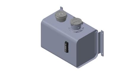 METALOWY ZBIORNIK GÓRNY 40 Lit 320x290x475mm