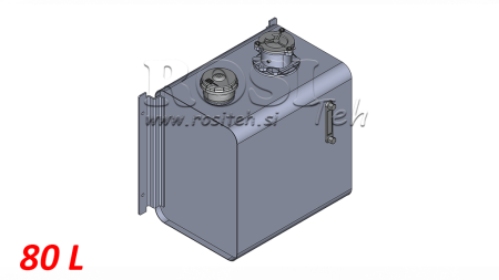 METAL TANK TOP 80 LIT 360X500X500MM