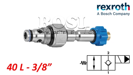 REGOLATORE ELETTROMAGNETICO APERTURA IDRAULICA PER VALVOLA A 2 VIE REXROTH 3/8 40-LIT