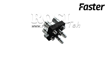 MULTI-FASTER GIUNTO 3 VIE BSP 1/4 PARTE MOBILE (UNA LEVA)