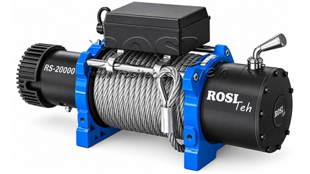 24 V VERRICELLO ELETTRICO RS-20000 - 9100 KG - FUNE D'ACCIAIO - ECO