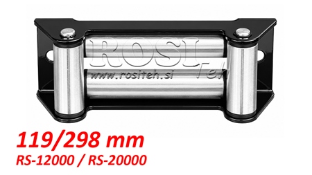 ROLLER FAIRLEAD FOR STEEL WIRE ROPE (RS-12000 / RS-20000) - 119 x 298 mm