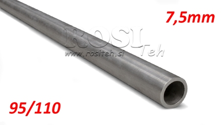 TUBO LAPPATO H9 PER CILINDRO IDRAULICO 95/110 - 7,5mm (1000mm)