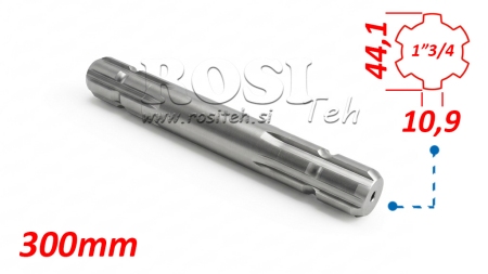 ADATTATORE CARDANICO 1-3/4 DOPPIO LATO (300 mm)