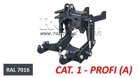 KIT IDRAULICO FRONTALE UNIVERSALE CAT. 1 - PROFI AUTOMATIC PER TRACTOR 800 KG