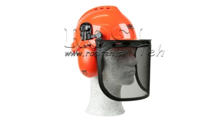 OCHRANNÁ PRILBA YUKON S VISIÉROM A OCHRANOU UŠÍ