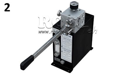 VALVOLA AUTOMATICA IDRAULICA RVBR PER CILINDRO A Molla CON SERBATOIO E MANIGLIA DI EMERGENZA