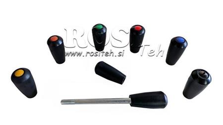 MANIGLIA DI MARCATURA PER LEVA DI CONTROLLO VALVOLA fi8mm - VERDE