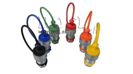 BESKYTTENDE GUMMIBEHÆNG BLÅ - HUN QUICK KOBLINGER