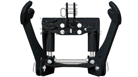 KIT IDRAULICO FRONTALE UNIVERSALE 2KAT PER TRACTOR 1500KG NERO (RAL 9005)