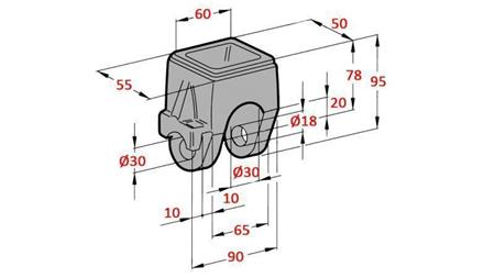 DUMP TRUCK HOLDER FI18-22 UPPER