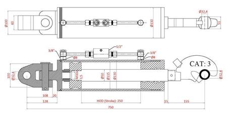 HYDRAULIC PULLER SPECIAL - 4TH CLASS 115/50-250 (90-250HP)(32.4mm)