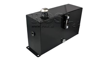 SERBATOIO METALLICO 12 LITRI CUBO 255x120x450mm COMPLETO DI ATTREZZATURA