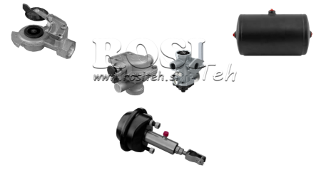 LEVEGŐ HIDRAULIKUS FÉK KÉSZLET 1 KÖRÖS RENDSZER 1 HENGER