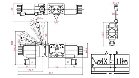 HYDRAULICKÝ MANUÁLNÍ A ELEKTROMAGNETICKÝ VENTIL YEAT-SOUČÁST 12V N6