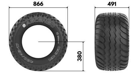 19.0/45-17 GUMI AW708 14pl