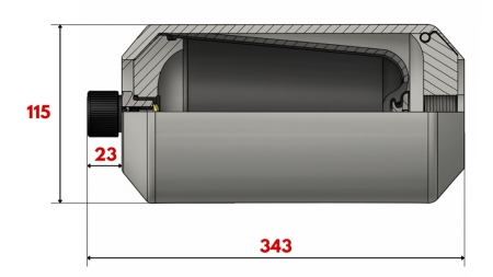 HIDRAULIKUS AKUMULÁTOR 2,2 LIT - M18x1,5