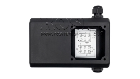 SCATOLA DI COLLEGAMENTO PVC PER MOTORE ELETTRICO