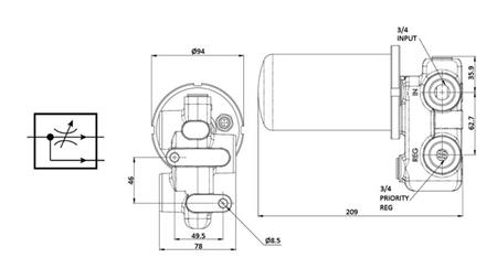 VALVOLA IDRAULICA 3/4'' 120Llit 420 BAR - PER REGOLAZIONE DEL FLUSSO 0.5-60lit/min