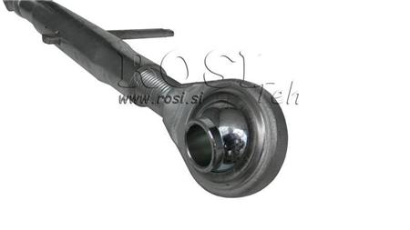 barra di traino filettata automatica per trattore categoria 3 M36x3-675/950