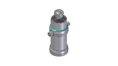 4061S - TELESCOPIC CYLINDER STANDARD/BALL 6 STAGES STROKE 2525 DIAMETER 190