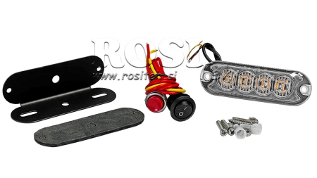 LED STROBOSCOPIQUE LUMIÈRE 12/24 V