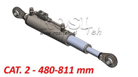 TELESZKÓPOS HIDRAULIKUS FÜGGESZTŐKAR STANDARD - CAT. 2 (45-95 HP) - 480-811 mm (25,4/25,4 mm)
