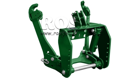 LEVANTE HIDRÁULICO FRONTAL UNIVERSAL CAT. 2 1500KG - VERDE (RAL 6001)