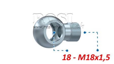 HIDRAULIKUS IDOM SZEM M18x1,5-18