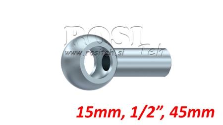 METAL HOSE BANJO 1/2